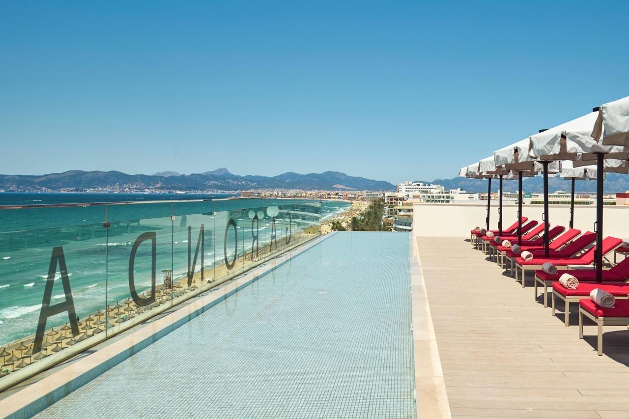 Hotel Pure Salt Garonda - Adults Only Playa de Palma  Exterior foto The rooftop pool at the hotel